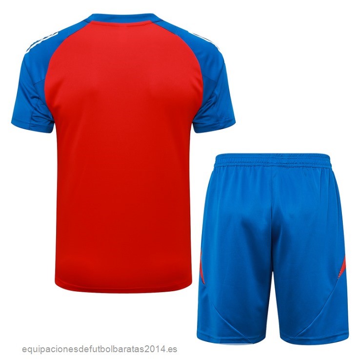 Nuevo Entrenamiento Conjunto Completo Espana 2024 Azul Rojo Baratas